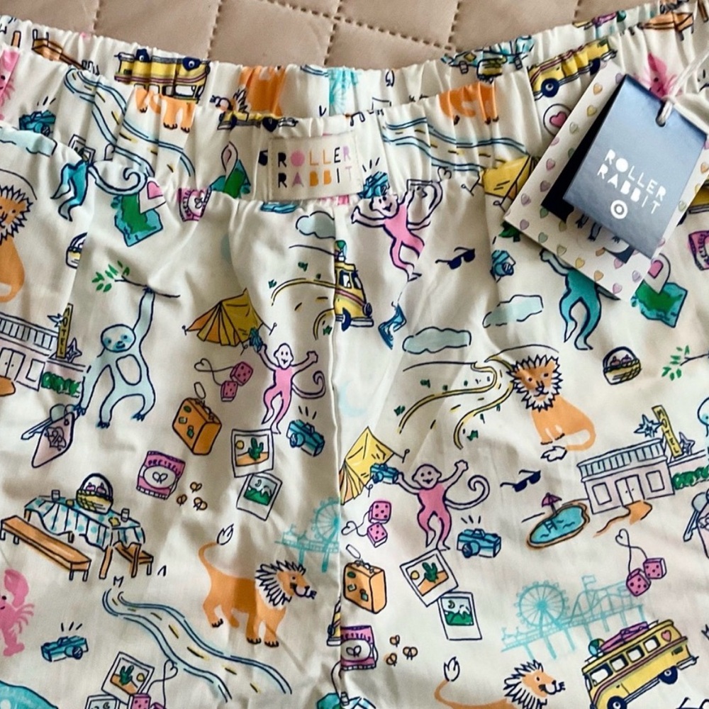 Roller Rabbit x Target Collab Road Trip High Waist Shorts Medium NWT - Picture 6 of 9